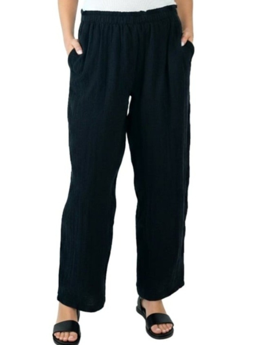 Coldwater Creek Women's Gauze Pull-On Pant